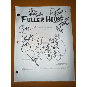 Rare Full Script of Fuller House Episode 511 From 2019 Signed By 7 Cast Members